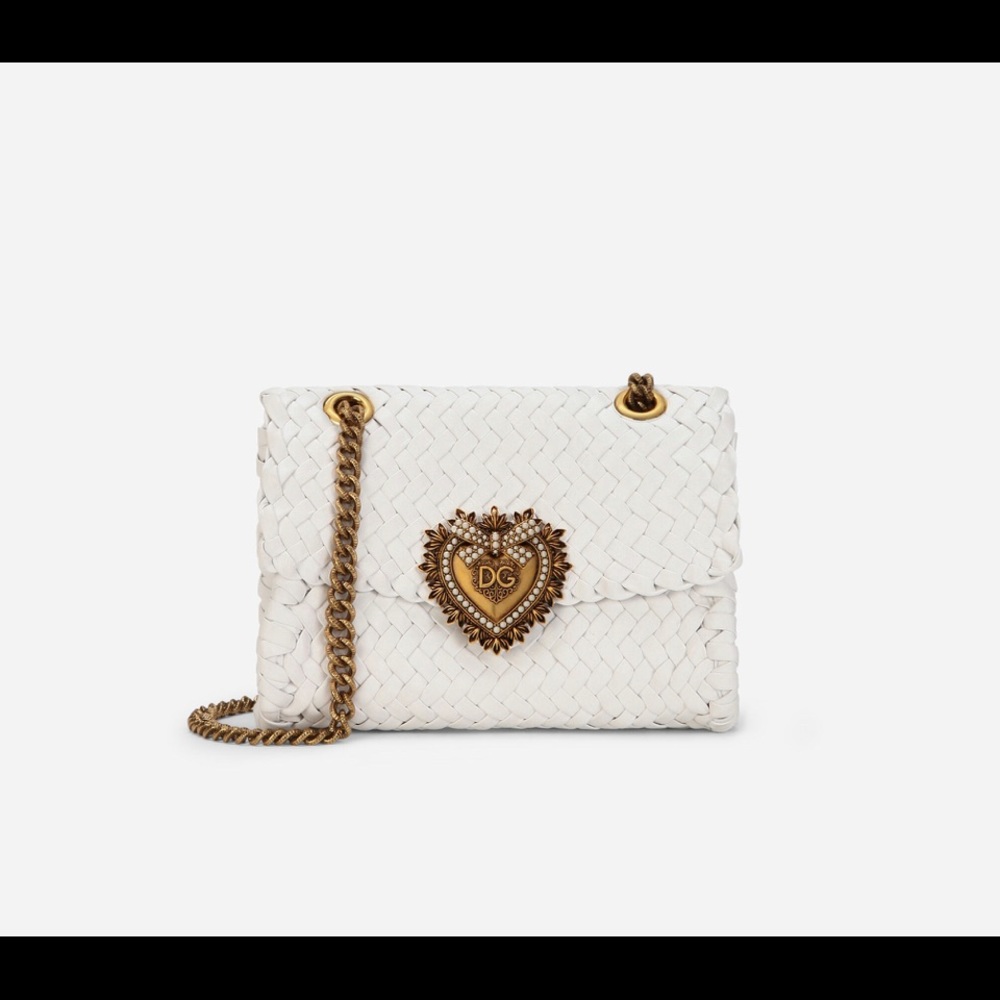 DG woven devotion bag. New with tags and box. Never worn.